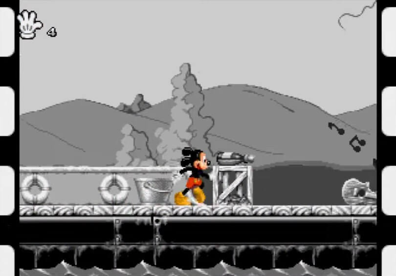 Mickey Mania - Timeless Adventures of Mickey Mouse - геймплей игры Sega Mega Drive\Genesis